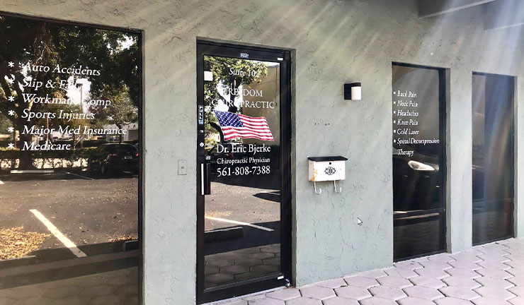exterior of Delray Beach Auto Accident Injury Chiropractic