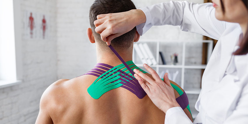kinesio taping in Delray Beach for auto accident injuries